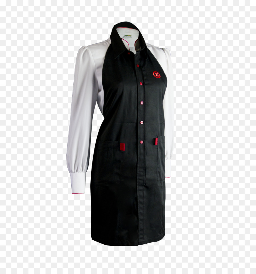 Vestido Uniforme，Preto PNG