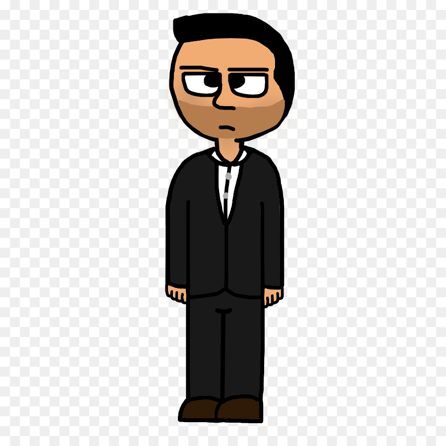 Personagem De Desenho Animado，Terno PNG