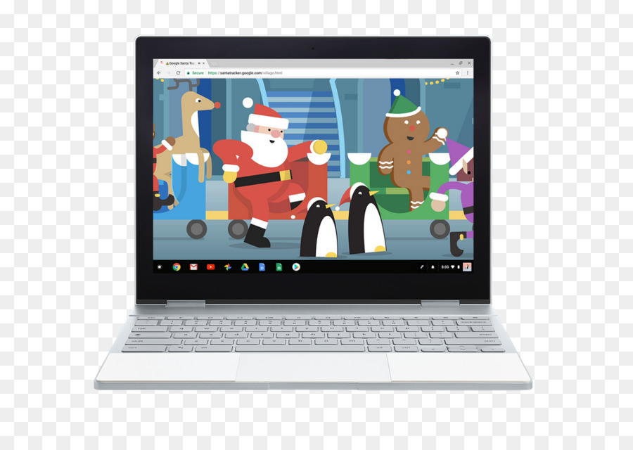 O Google Pixelbook，Papai Noel PNG