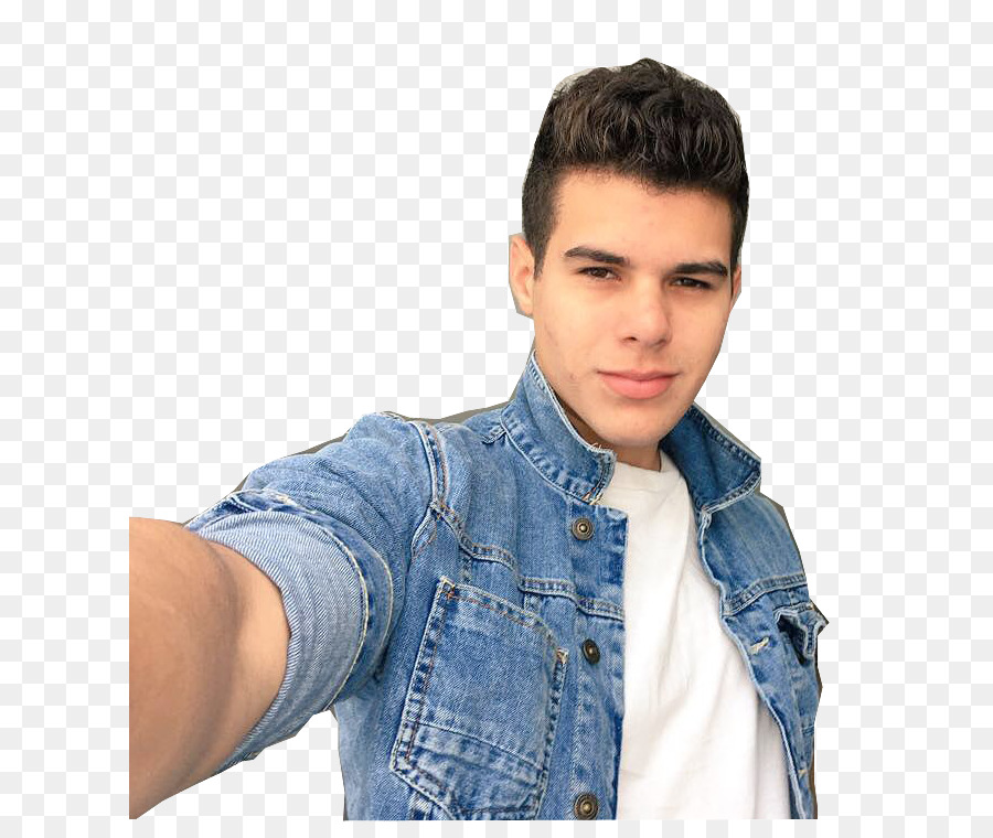 Homem De Jaqueta Jeans，Selfie PNG