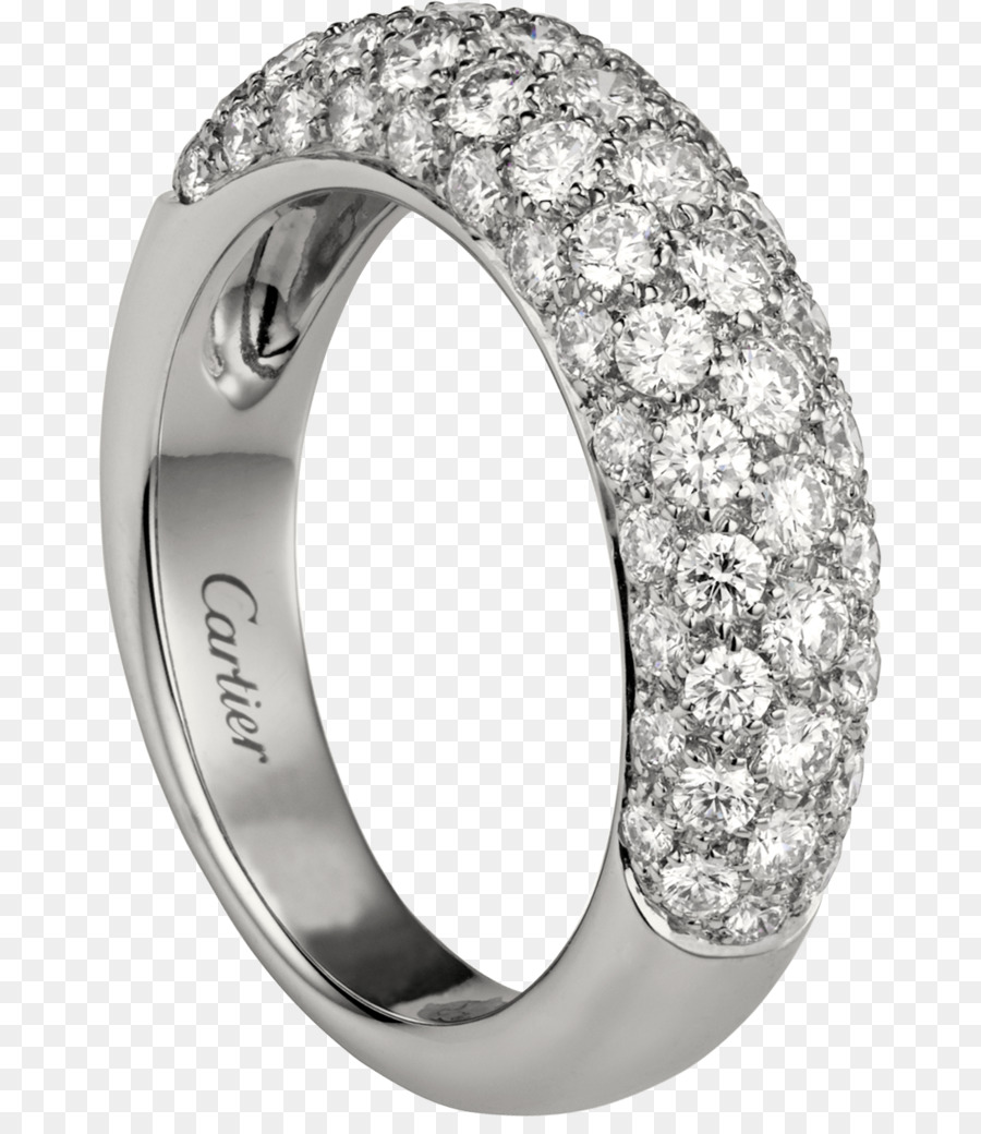 Anel De Diamante，Cartier PNG