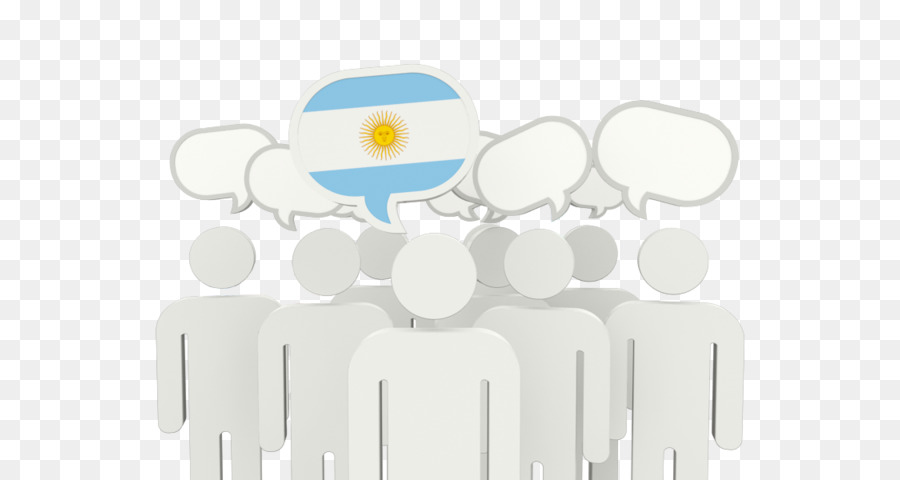 Bolhas De Fala Com Bandeira，Argentina PNG