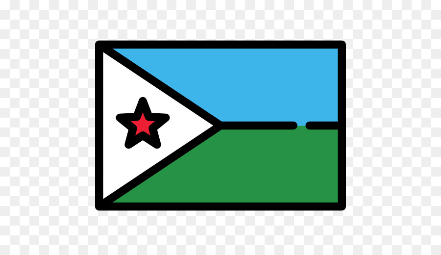 Djibuti，Bandeira Do Djibuti PNG
