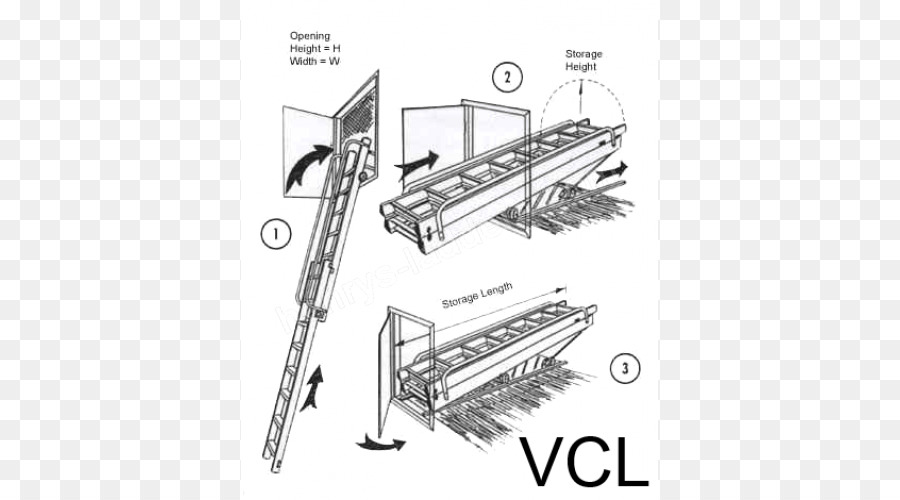 Sótão Escada，Ladder PNG