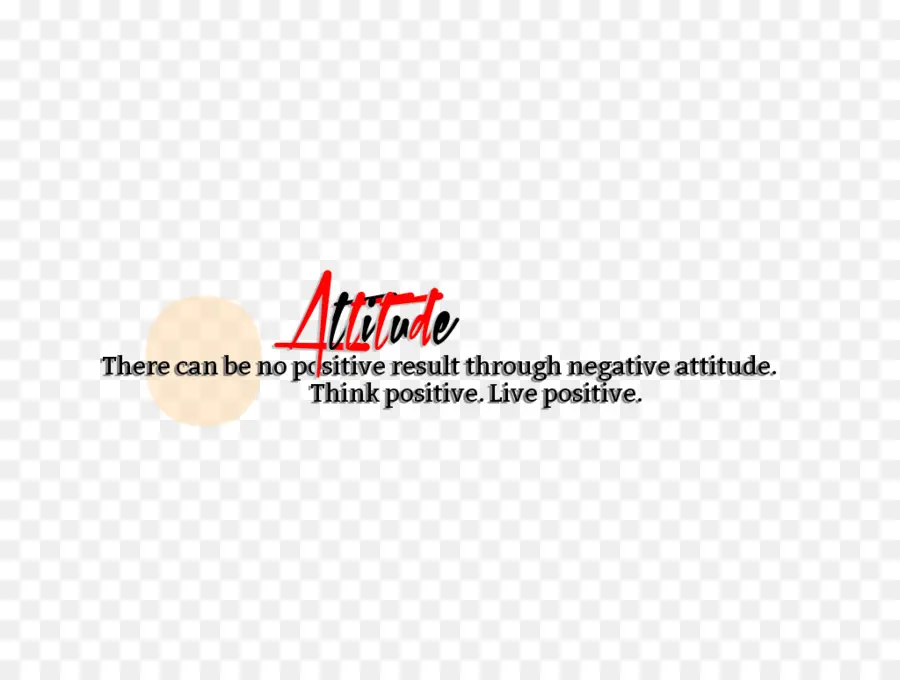 Atitude，Positivo PNG