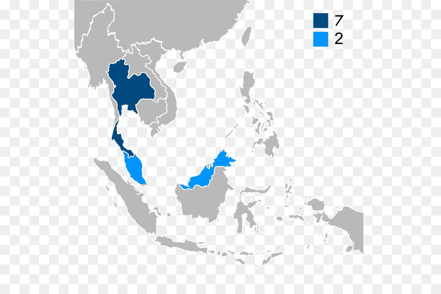 Southeast Asia，ásia Oriental PNG