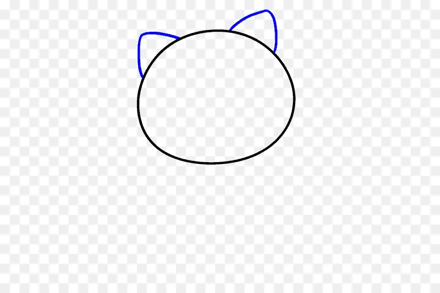 Desenho De Orelhas De Gato，Gato PNG