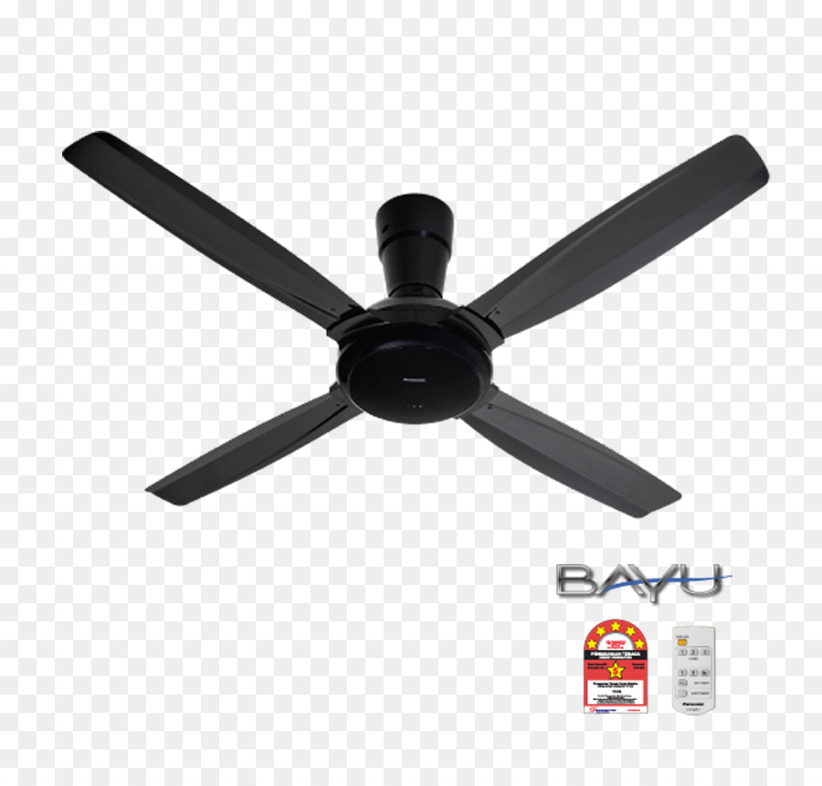 Ventilador De Teto Preto，Lâminas PNG