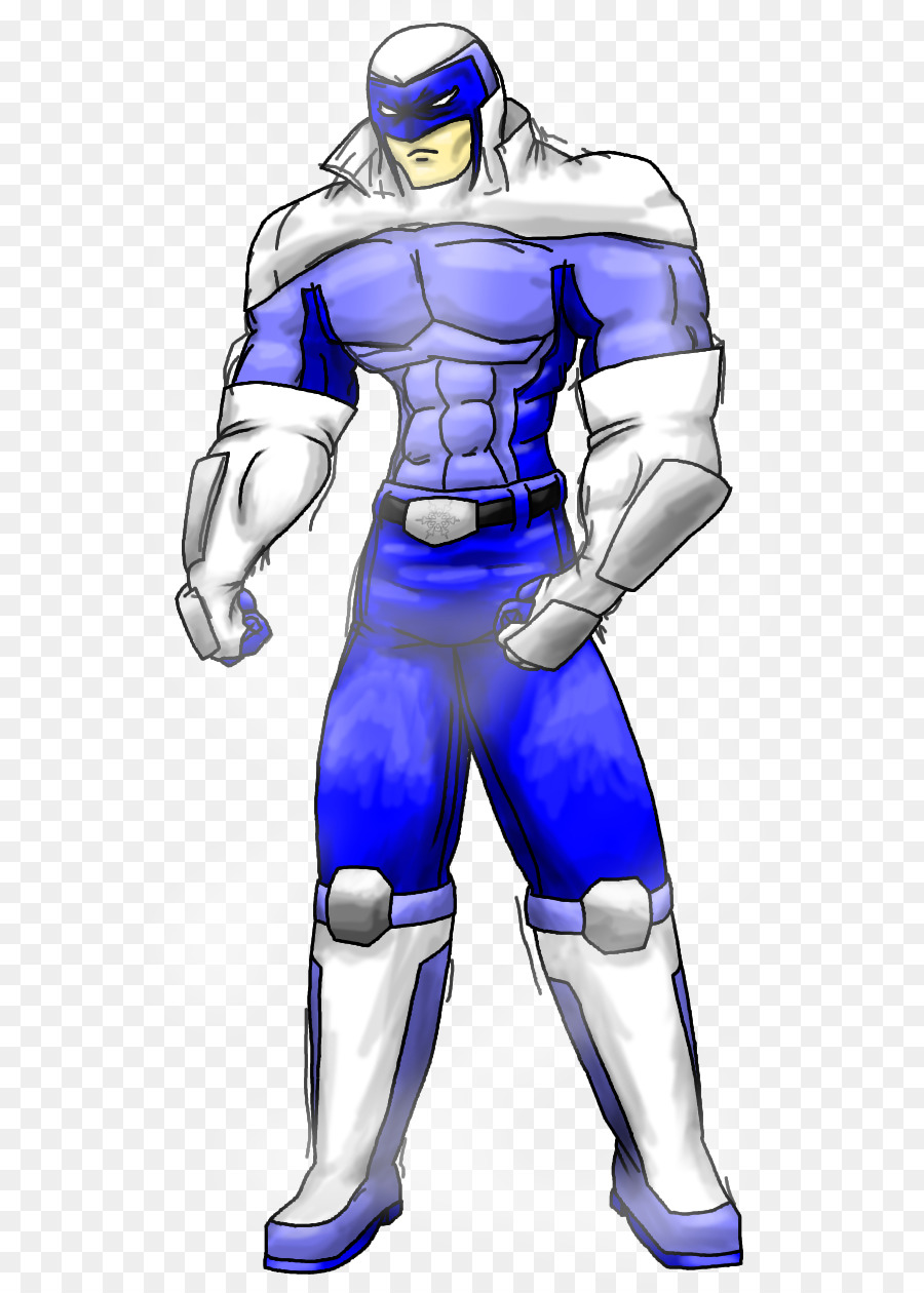 Azul Cobalto，Super Herói PNG