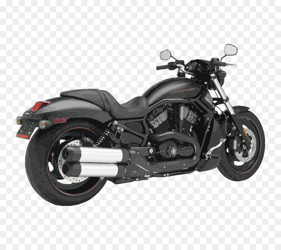 Motocicleta Preta，Bicicleta PNG