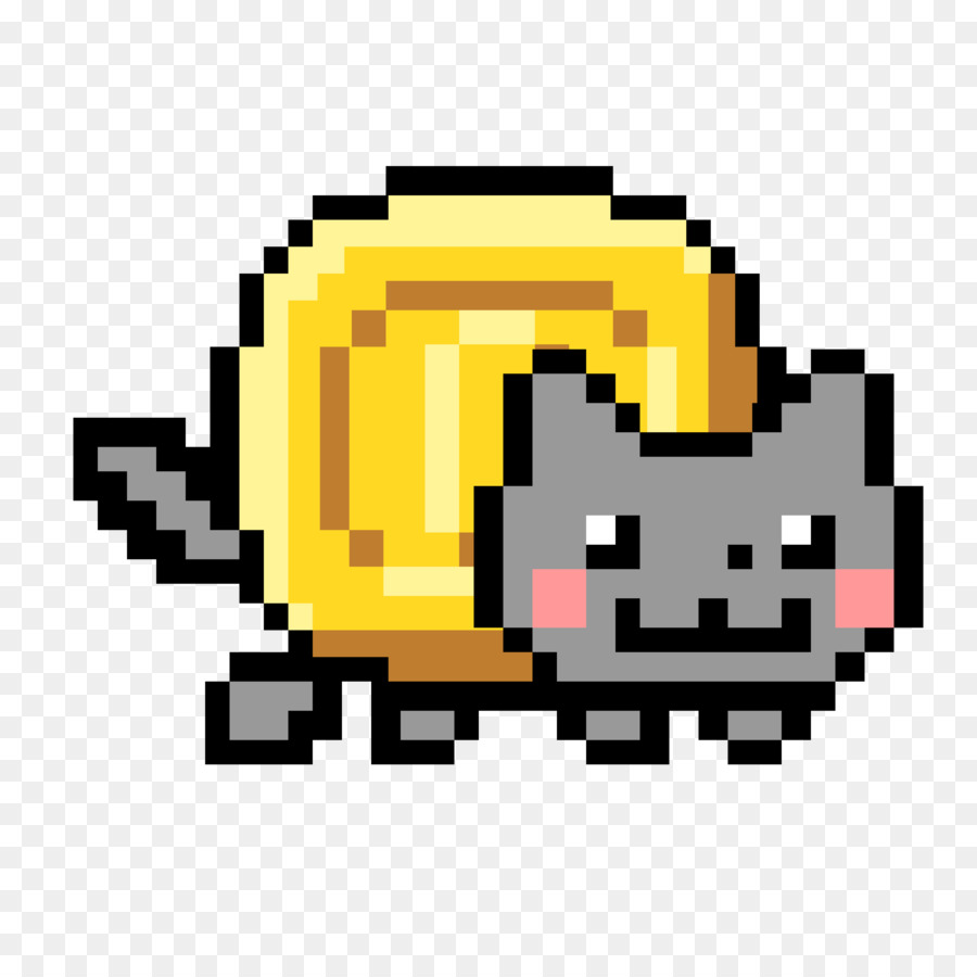 Gato Pixelado，Moeda PNG