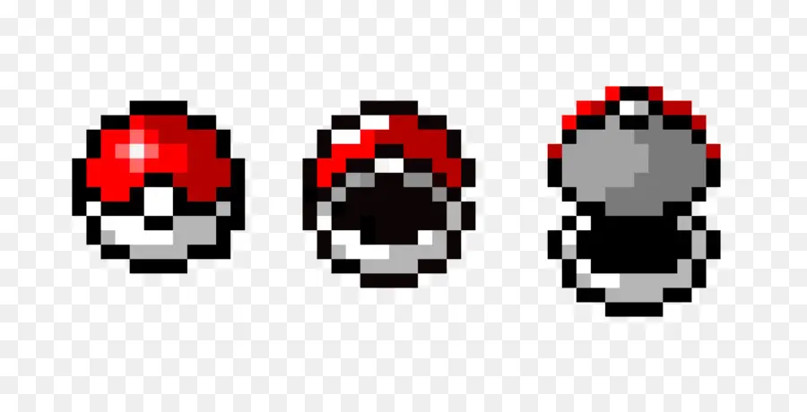 Pokébolas De Pixels，Pokémon PNG