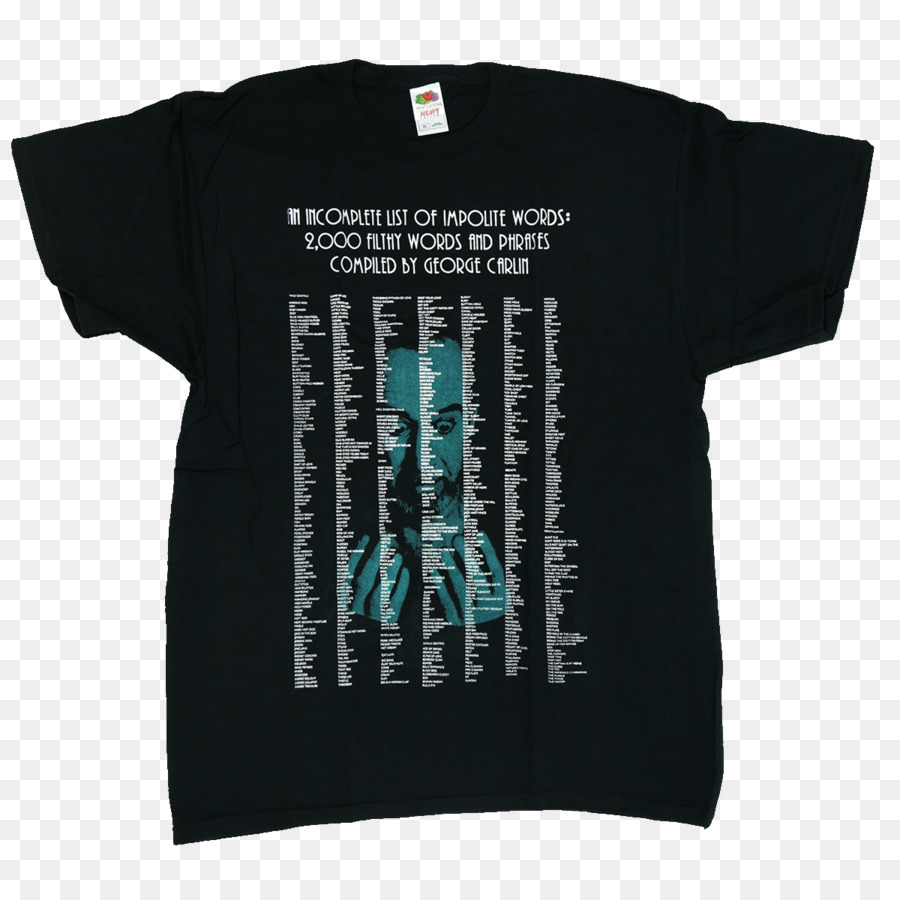 Sete Palavras Sujas，Tshirt PNG