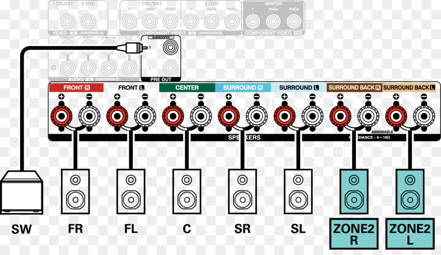 Diagrama De Conexão De Alto Falante，Palestrante PNG