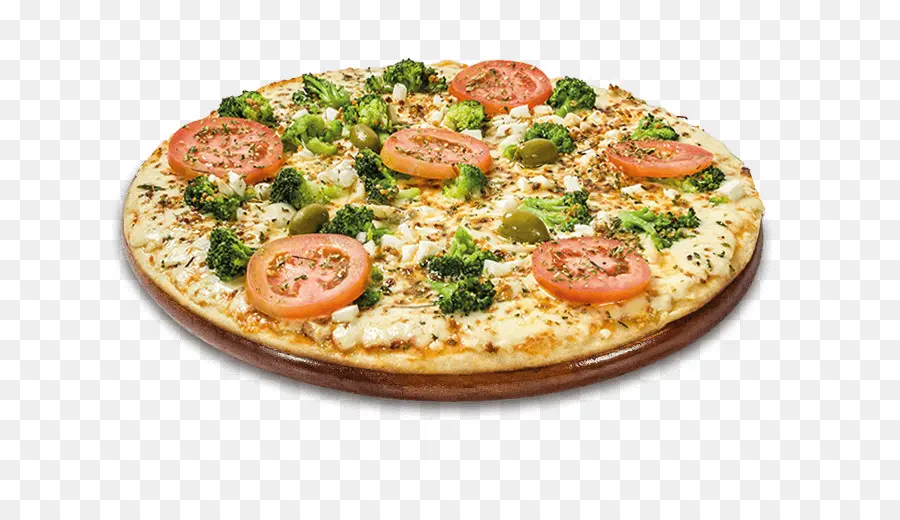 Pizza Vegetal，Pizza PNG