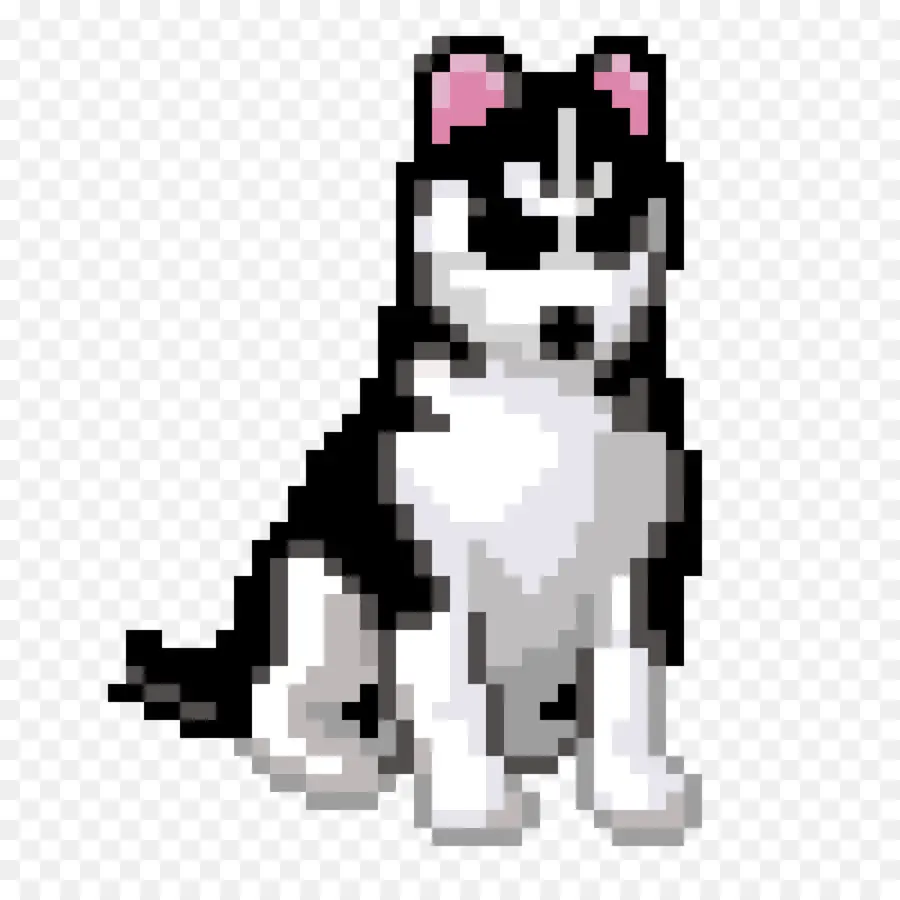 Cachorro Pixelado，Husky PNG