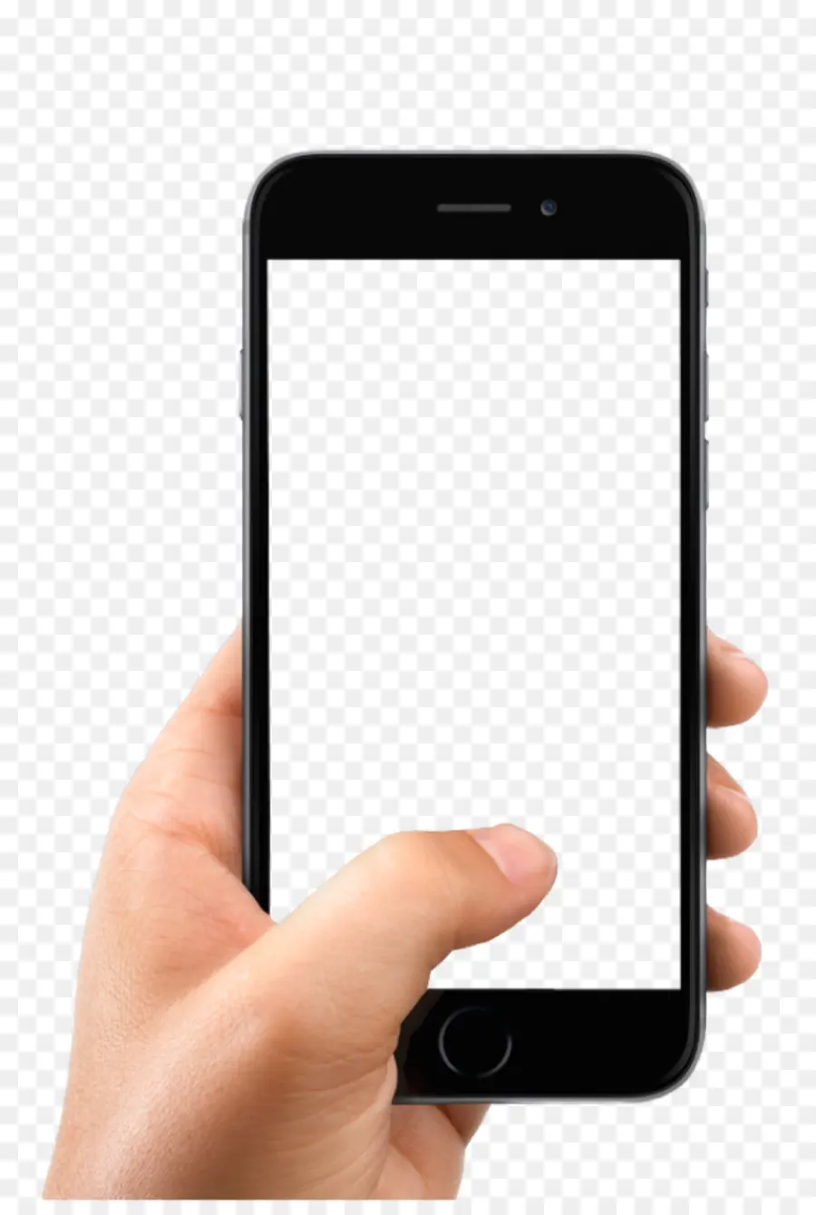 Smartphone，Mão PNG