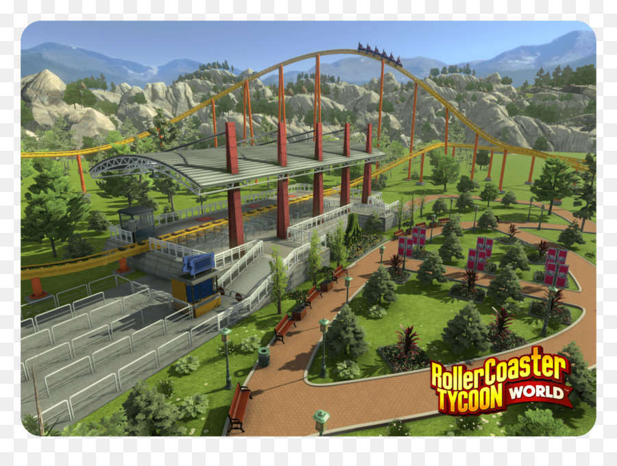 Rollercoaster Tycoon Mundo，Parque De Diversões PNG