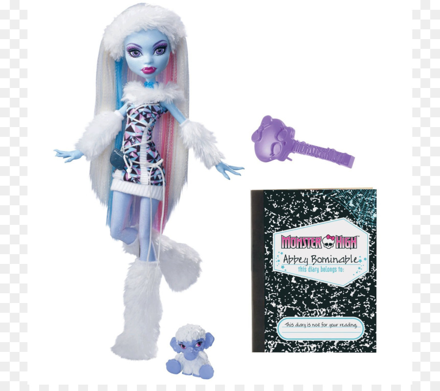 Abbey Bominable，Monster High PNG