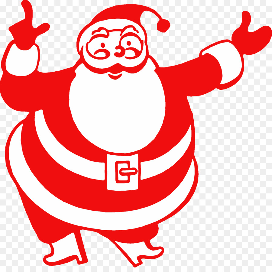 Papai Noel，Terno Vermelho PNG