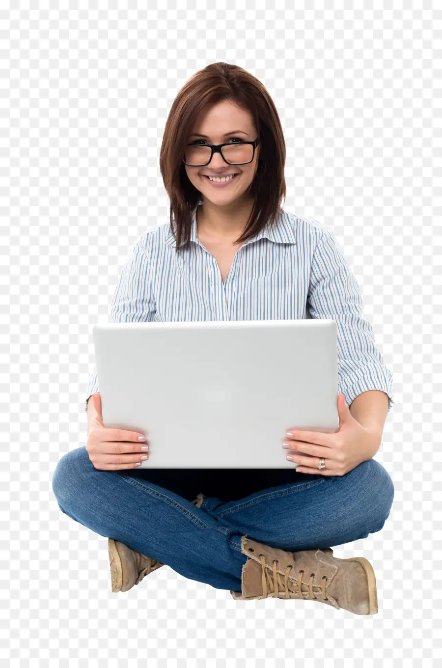 Mulher，Laptop PNG