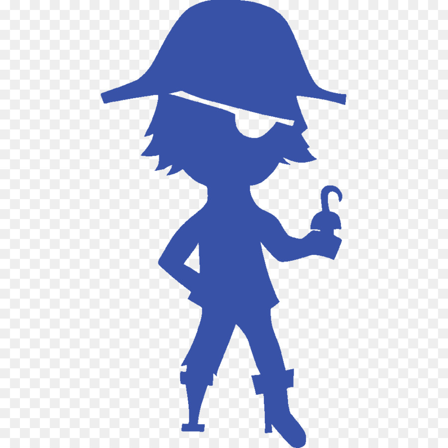 Silhueta Pirata，Gancho PNG