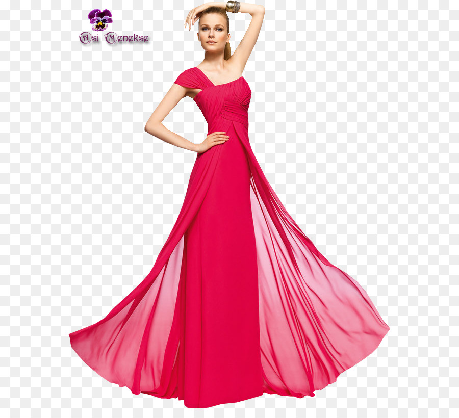 Vestido Vermelho，Moda PNG