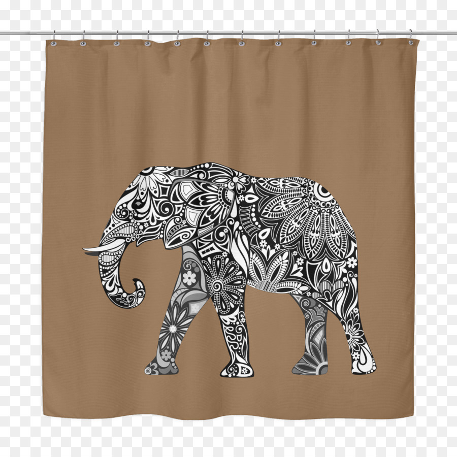 Desenho，Elefante Indiano PNG