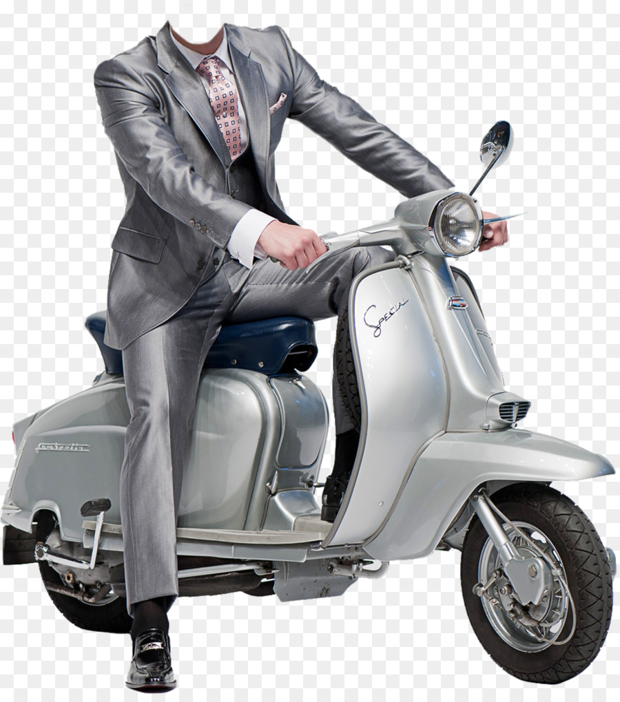 Homem Na Scooter，Terno PNG