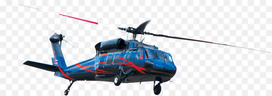 Helicóptero，Azul PNG