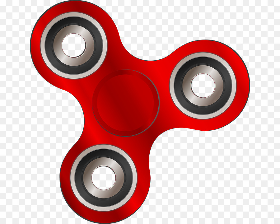 Spinner Azul，Fidget Spinner PNG