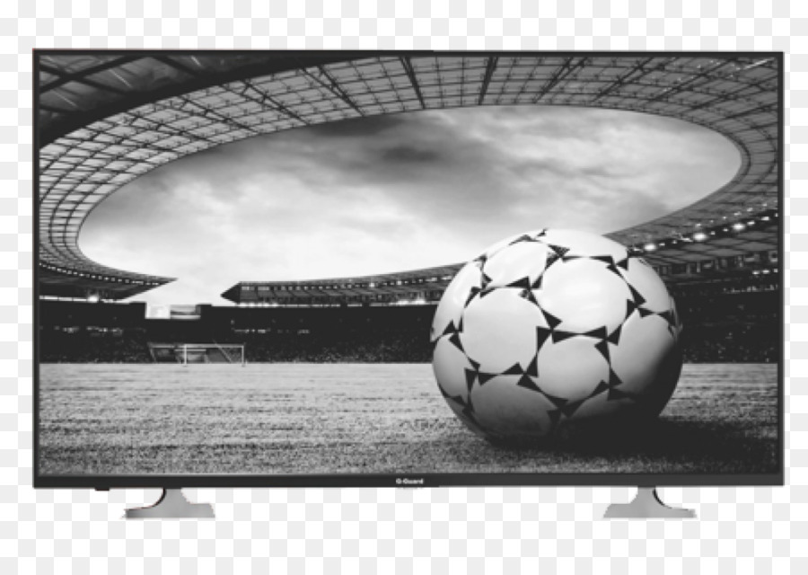 Bola De Futebol Na Tela Da Tv，Esportes PNG