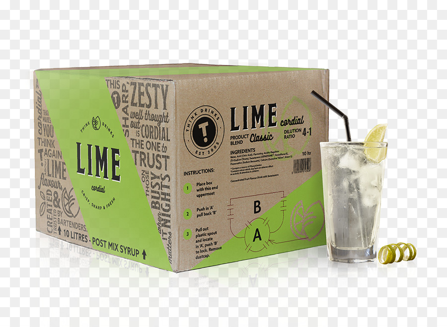 Bebidas Com Gás，Lime Cordial PNG