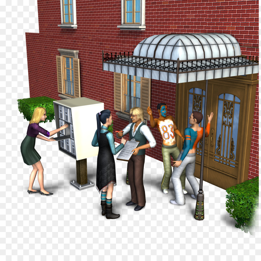 The Sims 2 Vida De Apartamento，Sims 2 University PNG