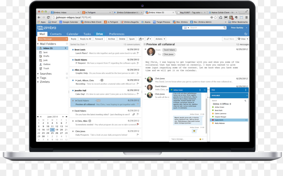 Zimbra，Software De Computador PNG