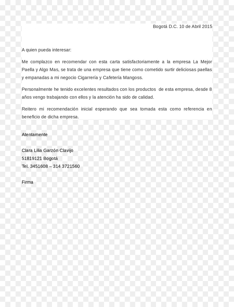 Letra，Carta De Recomendação PNG