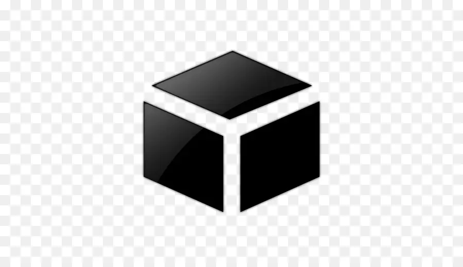 Cubo Preto，3d PNG