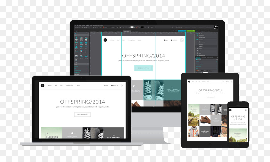 Design Responsivo，Dispositivos PNG