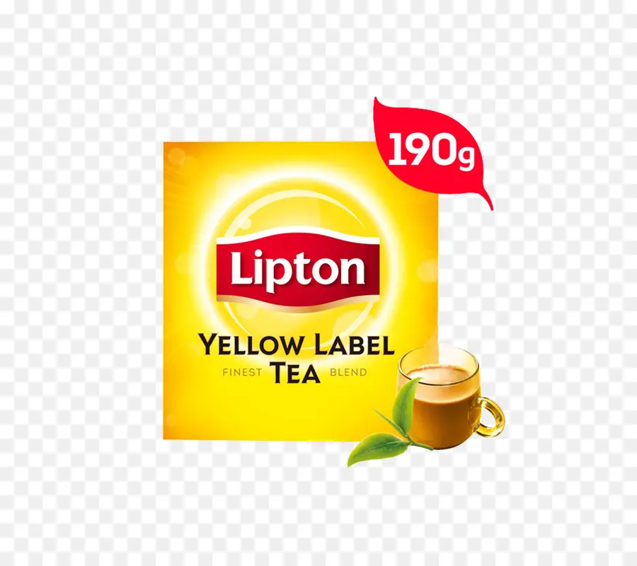 Chá Lipton，Etiqueta Amarela PNG