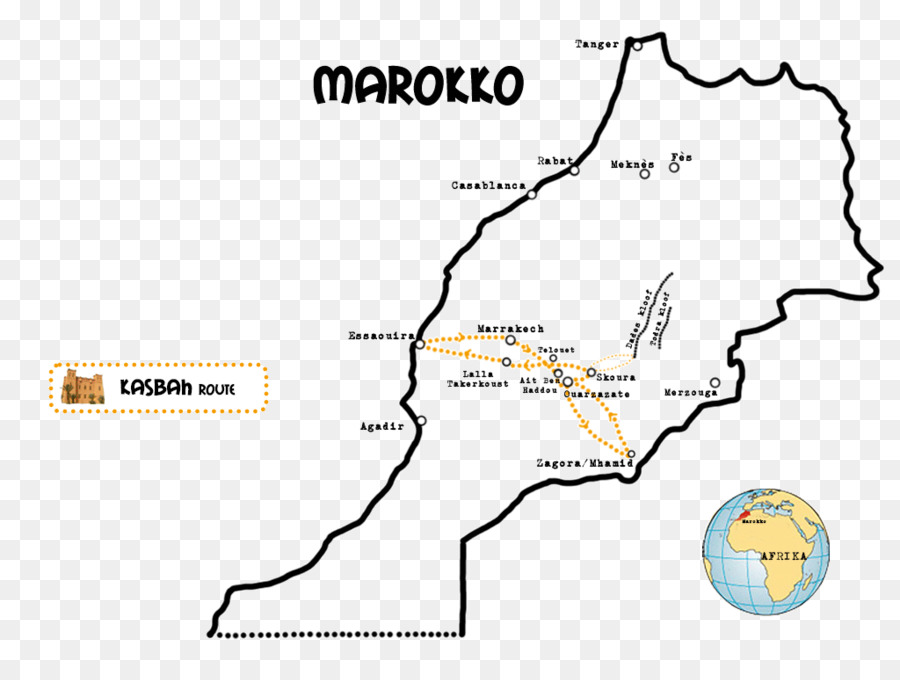 Mapa De Marrocos，País PNG