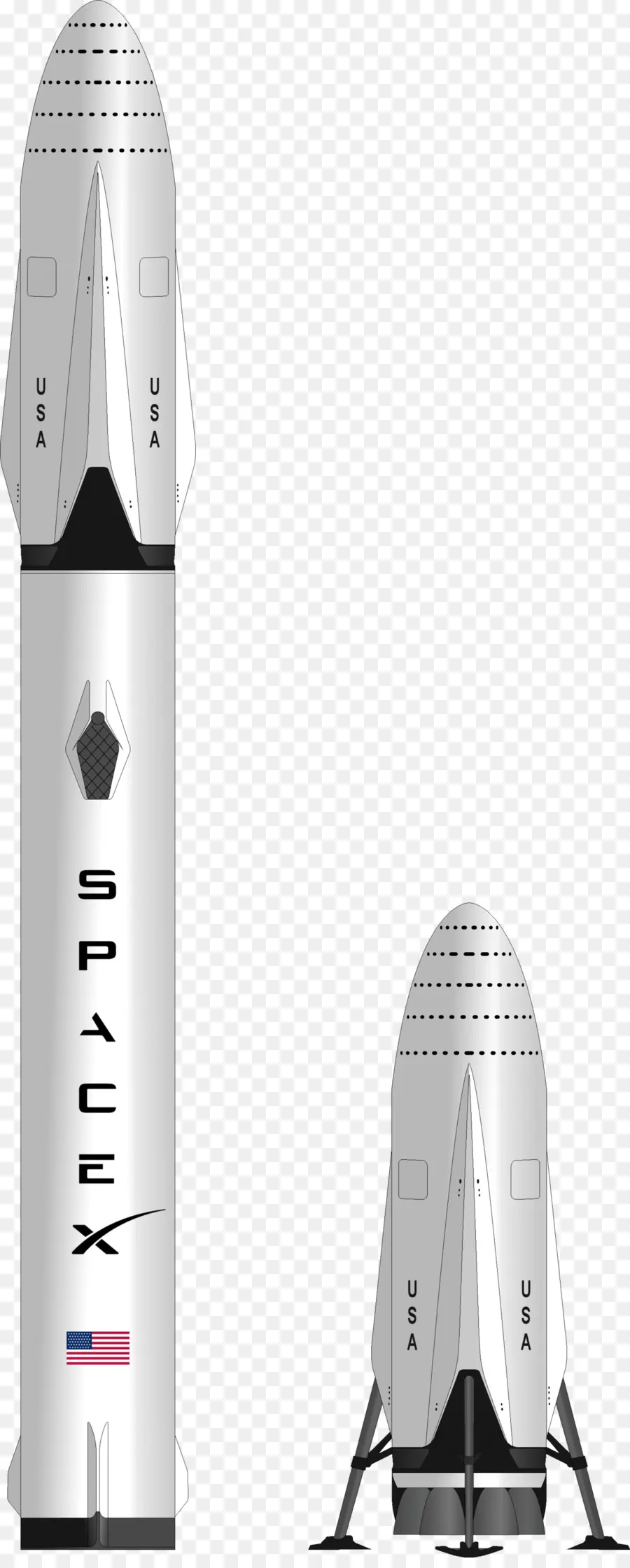 Spacex Marte Infra Estrutura De Transporte，Foguete PNG