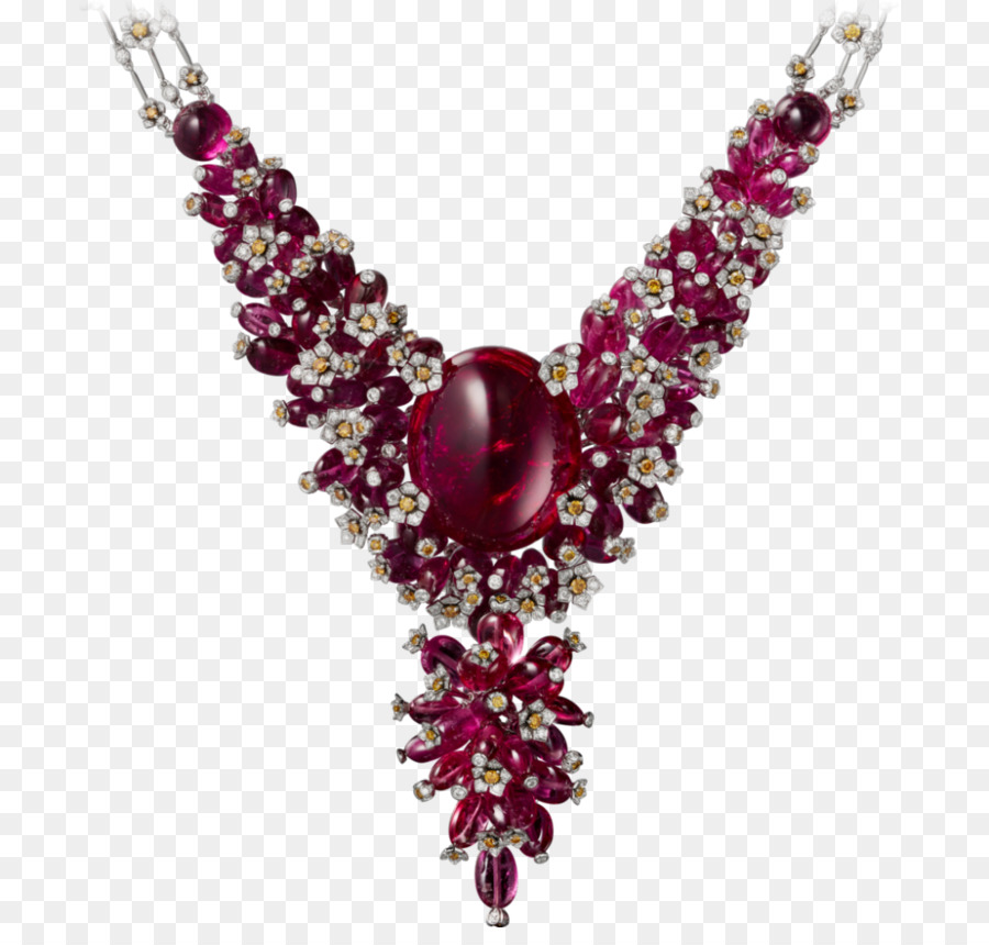 Ruby，Necklace PNG
