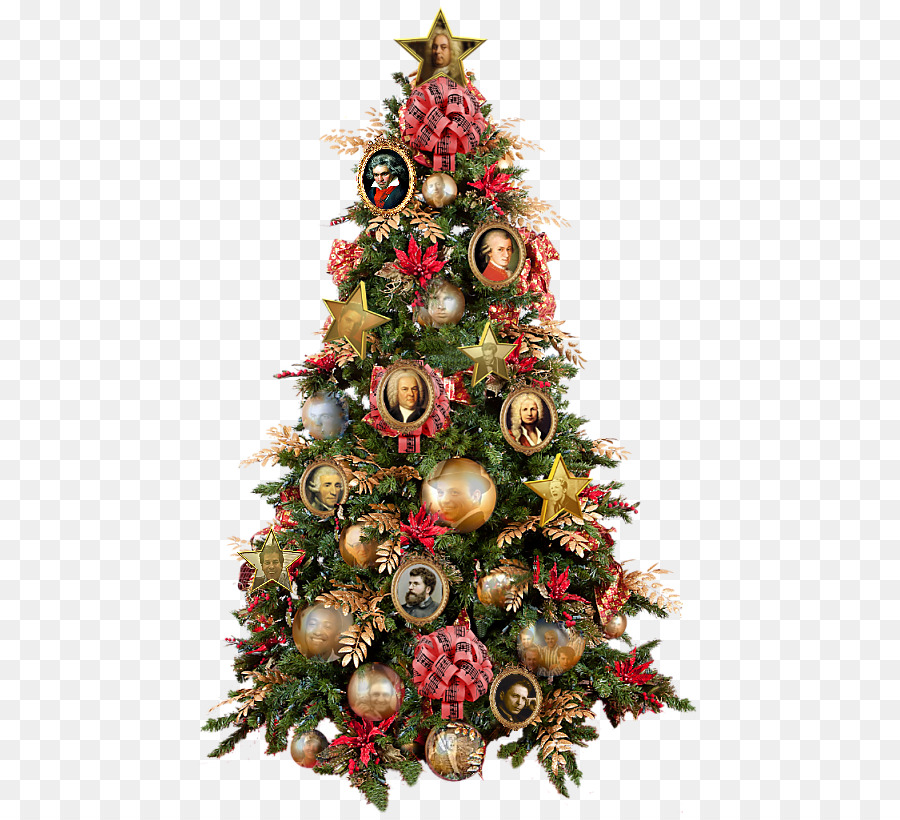 Árvore De Natal，Decorações PNG