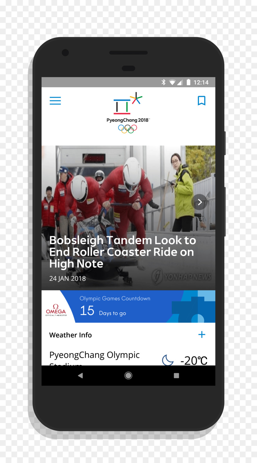 Pyeongchang 2018 Jogos Olímpicos De Inverno，Smartphone PNG