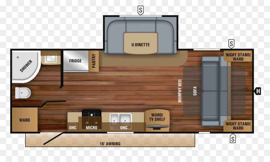 Layout De Campista，Planta Baixa PNG