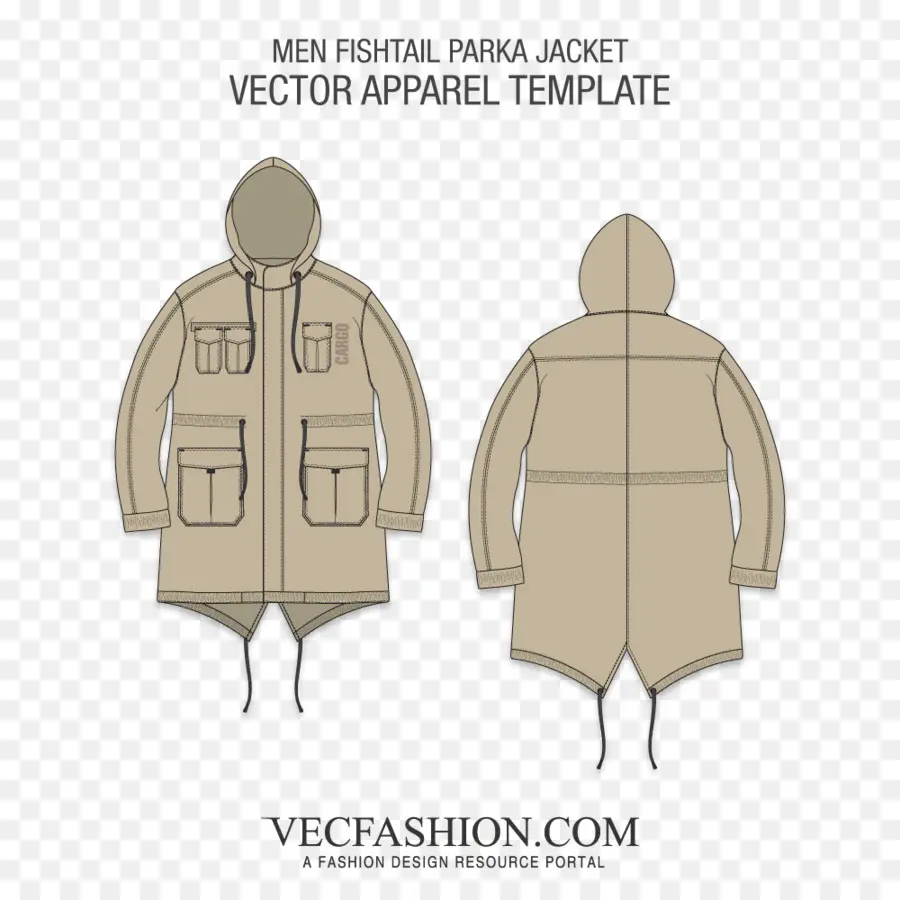 Jaqueta Masculina Fishtail Parka，Parca PNG