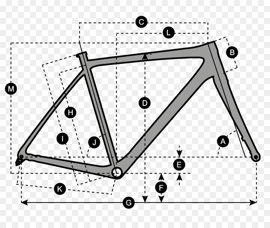 Quadro De Bicicleta，Geometria PNG