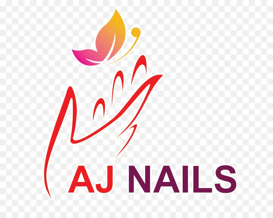 Logotipo Da Aj Nails，Salão De Beleza PNG