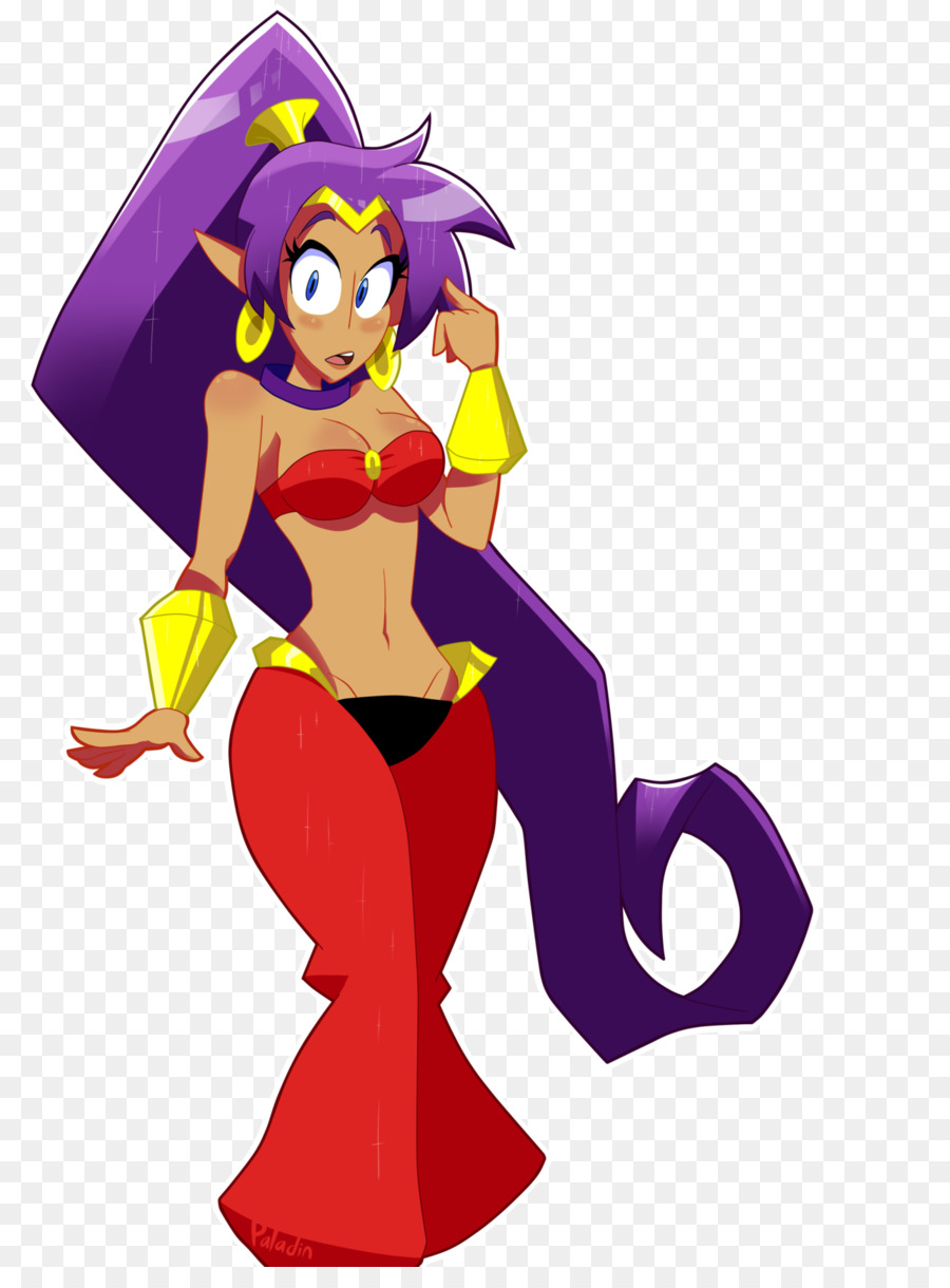 Shantae Halfgenie Herói，Fã De Arte PNG