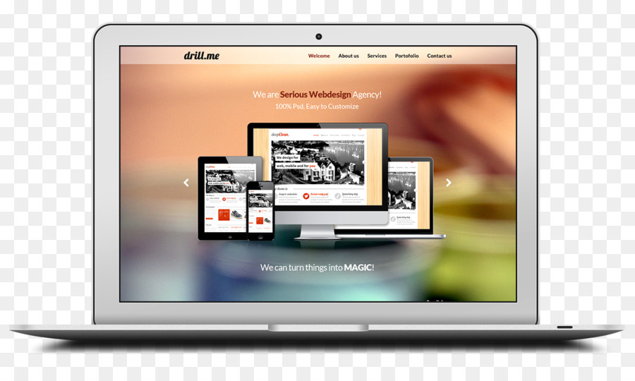 Responsive Web Design，Web Design PNG